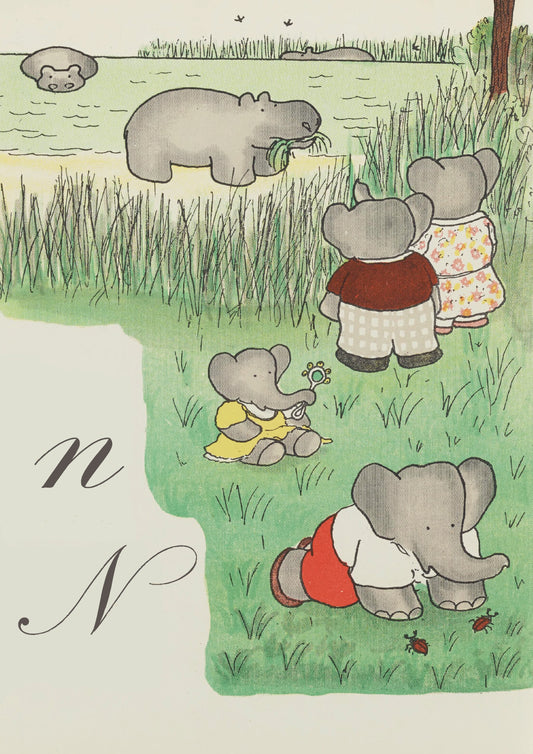Babar Alphabet N